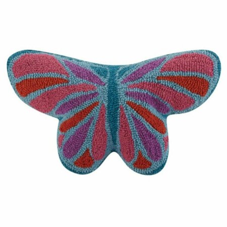 PUESTA EN ESCENA 12 x 20 in. Butterfly Shaped Blown Filled Hook Pillow PU3121457